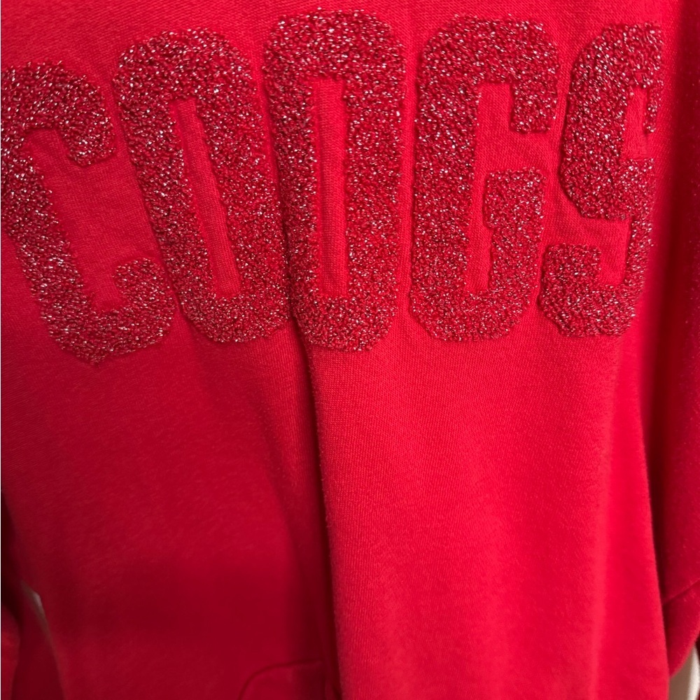 PINK Victoria's Secret Red UH COOGS Hoodie‎ Collegiate Collection Size Small - Picture 3 of 5